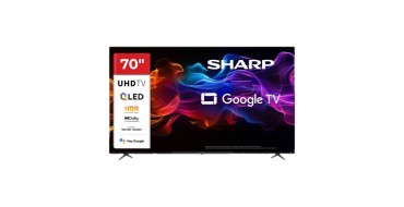 JoyBuy: SHARP TV 70HP5265E 70" (177 cm) 4K UHD QLED à 499,99€ (au lieu de 699,99€)
