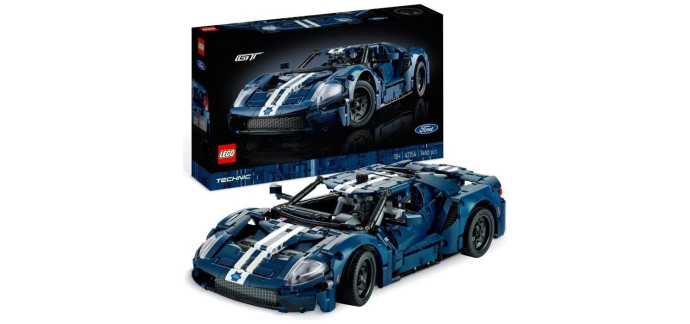 Cdiscount: LEGO Technic Ford GT 2022 (Maquette) à 79,99€ (au lieu de 119,90€)