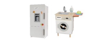 LIDL: LUPILU Jouet Réfrigérateur ou Lave-linge en bois FSC à 19,99€ (au lieu de 24,99€)