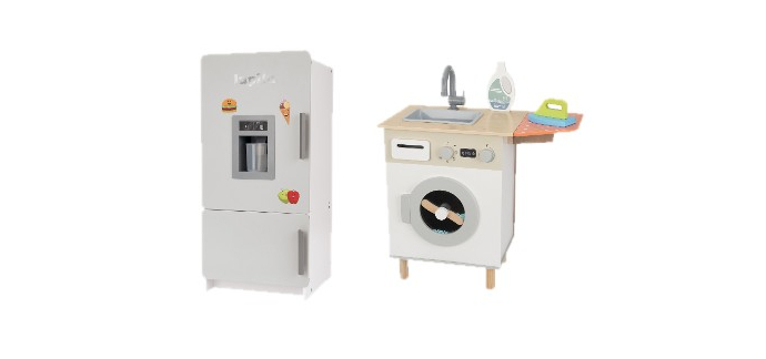 LIDL: LUPILU Jouet Réfrigérateur ou Lave-linge en bois FSC à 19,99€ (au lieu de 24,99€)