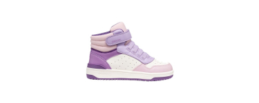 JoyBuy: GEOX Washiba Junior High Sneaker Haut Femme Blanc/Fuchsia à 24,9€ (au lieu de 38,9€)