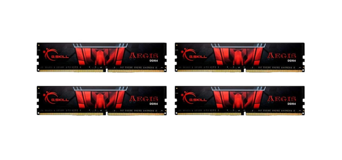 Amazon: Kit de RAM G.Skill 32Go (4x8) DDR4 3200MHz CL16 à 122,77€ (au lieu de 319,61€)
