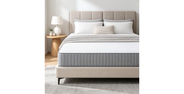 JoyBuy: JoySelect Matelas hybride 140x200x24 cm - Ressorts ensachés 5 zones, H2/H3 à 142,99€