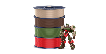 Amazon: Lot de 4 bobines de 1Kg PETG SUNLU à 36,64€ (au lieu de 46,89€)