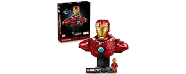 Amazon: LEGO 76327 Buste Iron Man (LEGO) à 38,24€ (au lieu de 59,99€)