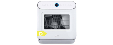 JoyBuy: Comfee' CDWMT305WD Mini Lave-vaisselle de Table 3 Couverts, 7 Programmes, Lavage 72°C - écran à 207,