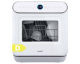 JoyBuy: Comfee' CDWMT305WD Mini Lave-vaisselle de Table 3 Couverts, 7 Programmes, Lavage 72°C - écran à 207,