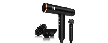 JoyBuy: Sèche-cheveux ionique NICEBAY DW-9041 - 1900 W, 110 000 tr/min, diffuseur à 36,79€