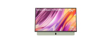 JoyBuy: METZ TV Portable 24MPE7200Z - Batterie intégrée, Google TV à 177,79€ (au lieu de 399€)