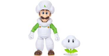 Amazon: Figurine Super Mario Galaxy Le Film - Luigi Jakks Pacific, 12,7cm, 22 points d'articulation à 12,99€