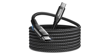 Amazon: Câble USB-C vers USB-C Aioneus - 100W, 2m, PD, 5A, nylon tressé à 3,43€ (au lieu de 6,56€)