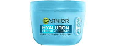 Amazon: Garnier Crème Sorbet Hyaluron Hydratante & Repulpante Visage 85ml à 3,21€ (au lieu de 5,21€)
