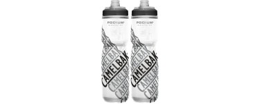 Amazon: Lot de 2 Bouteilles d'Eau Vélo CamelBak Podium Chill 710ml - Isolation à double paroi à 17,66€