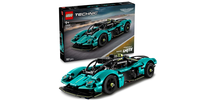 Amazon: LEGO® Technic Aston Martin Valkyrie (42208) à 31,49€ (au lieu de 40,08€)