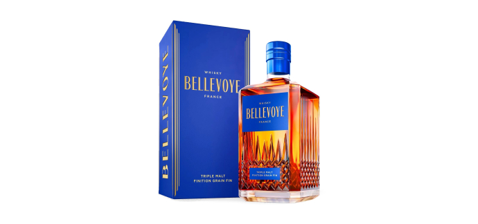 Amazon: Whisky Triple Malt Bellevoye Bleu - 70cl à 35,55€ (au lieu de 39,90€)