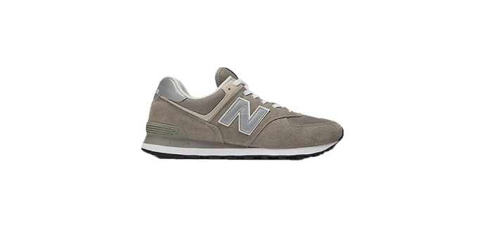 JoyBuy: New Balance Baskets 574 Gris/Blanc à 64,90€ (au lieu de 120€)