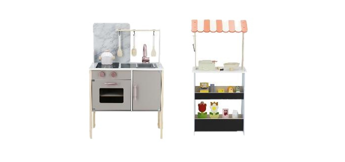 LIDL: LUPILU® Cuisine enfant ou Épicerie en bois FSC à 19,99€ (au lieu de 24,99€)