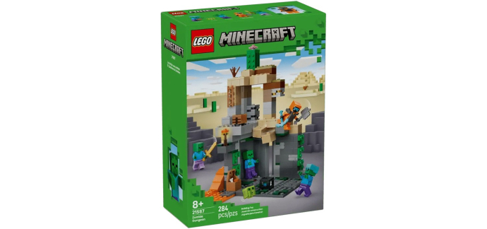 Amazon: LEGO 21587 Minecraft Le Donjon de zombies à 17,99€ (au lieu de 29,99€)