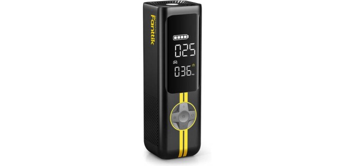 JoyBuy: Fanttik X8 APEX Gonfleur de pneus sans fil - 150 PSI, double écran LED - vélo à 63,95€