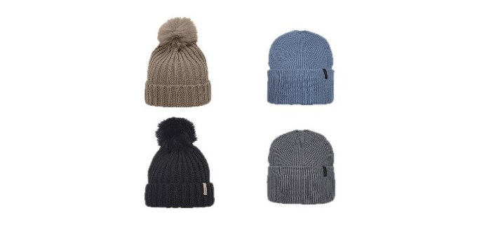 LIDL: ICEPEAK Bonnet Hackensack ou Hyrum - Taille unique à 5,99€ (au lieu de 14,99€)