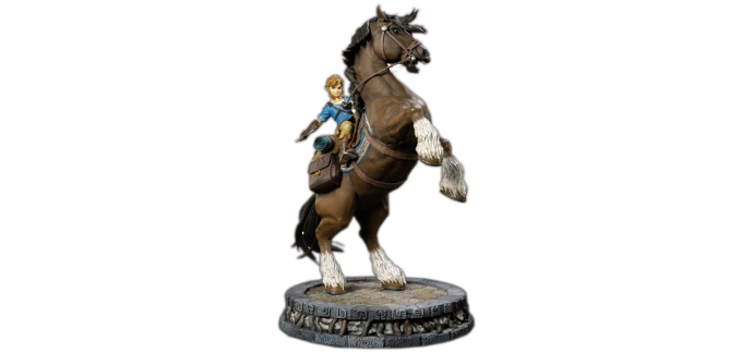 Amazon: Figurine Zelda First 4 Figures - Link à cheval (Collector) à 652,49€ (au lieu de 786,7€)