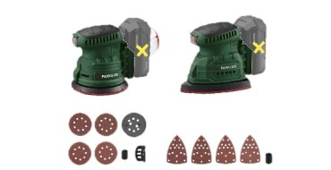 LIDL: PARKSIDE Ponceuse excentrique ou multi sans fil 20V - 12 000 tr/min à 14,99€ (au lieu de 19,99€)