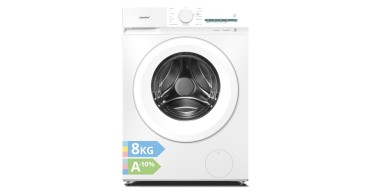 JoyBuy: Comfee' CF08EWP05W Lave-linge frontal 8 kg - vapeur, 16 programmes, A-10% à 241€