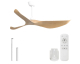 JoyBuy: Sofucor 38k009 Ventilateur de plafond 38 pouces - tige blanche, pales ABS naturel à 109,98€