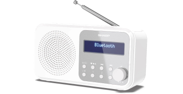 Amazon: Radio Numérique Portable Tokyo Sharp DR-P420 WH - DAB, DAB+, FM, RDS, Bluetooth, USB ou Piles, Blanc