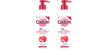 Amazon: Lot de 2 gels lavant Cadum Dermo Respect 750ml - Sans savon, huile d'amande douce bio à 5,97€