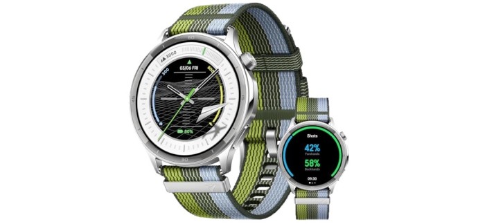 Amazon: Montre connectée Oppo Watch S - ECG, boîtier acier à 146,77€ (au lieu de 188,34€)