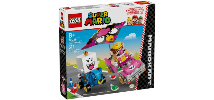 Amazon: Lego Super Mario Wario et Roi Boo 72038 (Switch) à 29,99€ (au lieu de 49,99€)