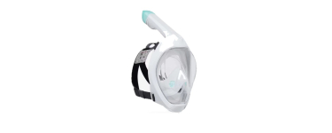 Decathlon: Masque easybreath snorkeling de surface adulte, gris à 14,99€ (au lieu de 19,99€)