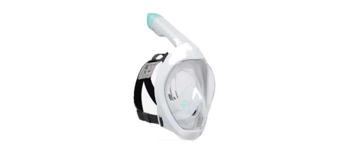 Decathlon: Masque easybreath snorkeling de surface adulte, gris à 14,99€ (au lieu de 19,99€)