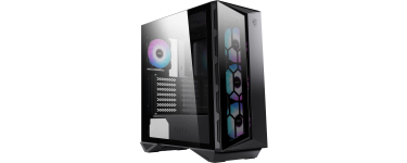 Amazon: Boitier PC MSI MPG Gungnir 110R - 4 ventilos ARGB, 2 panneaux verre trempé, USB-C à 53,20€