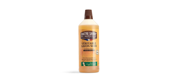 Amazon: Savon Noir Liquide agrumes Maître Savon De Marseille - 1L à 2,79€ (au lieu de 4,25€) (via prévoyez e