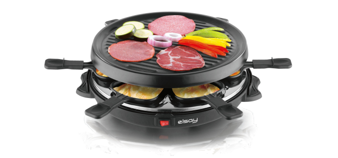 E.Leclerc: Appareil à raclette Elsay - 6 coupelles, 800 W à 8€ (au lieu de 29,5€)