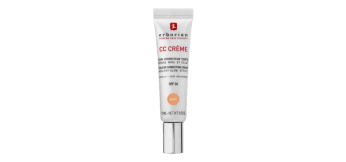 JoyBuy: Erborian CC crème à la centelle asiatique FPS 30 - Doré 15 mL à 15,34€ (au lieu de 23,9€)