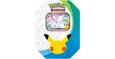 E.Leclerc: Pokébox Pokémon 30e Anniversaire Nymphali ex à 24,90€ (au lieu de 26,99€)