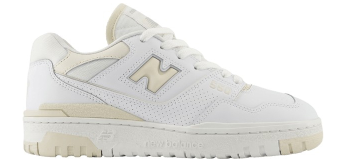 Kickz: New Balance 550 Femme Blanc à 69,98€ (au lieu de 139,95€)