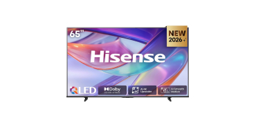 Amazon: TV 65" QLED Hisense 65E7DS - Smart TV 2026 à 349,99€ (au lieu de 553,02€)
