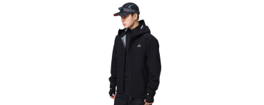 JoyBuy: PELLIOT Veste imperméable unisexe - Sac de rangement étanche - Noir - Taille S à 76,99€