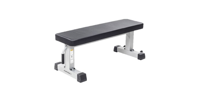 JoyBuy: SPORTSOUL Banc de musculation plat - 610 lbs, stable à 51,69€ (au lieu de 91,19€)
