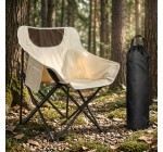 JoyBuy: Huacan Chaise pliante portable d'extérieur à dossier haut - Fauteuil lune à 9,98€
