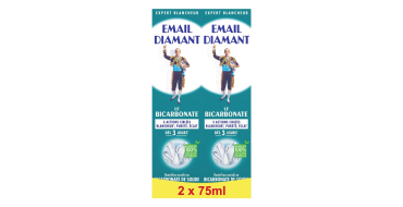 Amazon: Dentifrice Email Diamant Bicarbonate - Pureté & Éclat, 2 x 75ml à 4,68€ (au lieu de 12,74€)