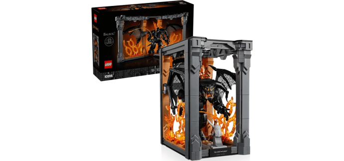 Amazon: Lego Le Seigneur des Anneaux Book Nook Balrog 10367 (PC) à 75,99€ (au lieu de 119,99€)