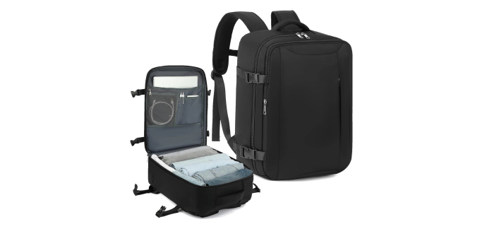 Amazon: Sac à dos cabine VMIKIV - 32 L, 45 × 36 × 20 cm, compartiment PC 15,6″ à 20,99€ (au lieu de 33,99€)