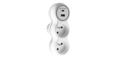 Amazon: Prise Électrique Murale Zenitech - 2 Prises, USB et USB-C, 230V à 7,33€ (au lieu de 10,26€)