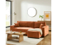 Cdiscount: Canapé d'angle convertible et réversible GAVI 4 places tissu terracotta à 499,99€