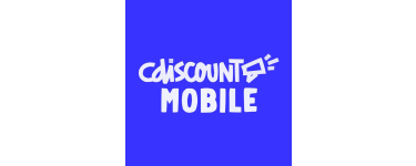 Cdiscount: Forfait Mobile 220 Go 5G - Appels/SMS/MMS illimités à 9,99€
